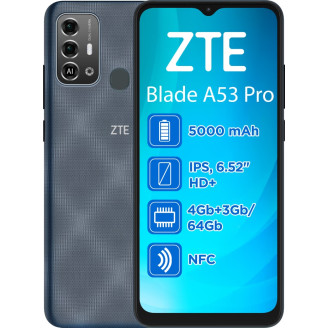 Смартфон ZTE Blade A53 Pro 4/64GB Dual Sim Blue