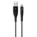 Кабель Ttec USB - Lightning (M/M), ExtremeCable, 1.5 м, Black (2DKX01LS)