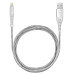 Кабель Ttec USB - Lightning (M/M), ExtremeCable, 1.5 м, Silver (2DKX01LG)