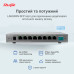 Маршрутизатор Ruijie Reyee RG-EG209GS (1xGE WAN, 1xSFP WAN/LAN, 2xGE WAN/LAN, 5xGE LAN, controller APs, Ipsec VPN, Cloud Managed)