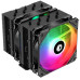 Кулер процессорный ID-Cooling SE-207-XT ARGB Black, Intel: 2066/2011/1700/1200/1151/1150/1155/1156, AMD: AM5/AM4, 156х141х122 мм, 4-pin PWM