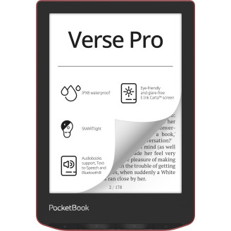 Электронная книга PocketBook 634 Verse Pro Passion Red (PB634-3-CIS)