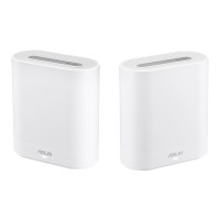 Wi-Fi Mesh система Asus ExpertWiFi EBM68 2pk White (90IG07V0-MO3A40) (WiFi6, AX7800, Broadcom, 1x2.5GE WAN, 3xGE LAN, 1xUSB 3.2, AiMesh, антенны: 6)