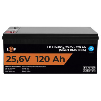 Аккумуляторная батарея LogicPower 24V 120 AH (3072Wh) для ИБП (Smart BMS 100А) LiFePO4