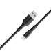 Кабель Promate xCord-Ai USB-Lightning 1м Black (xcord-ai.black)