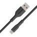 Кабель Promate xCord-AC USB-USB-C 1м Black (xcord-ac.black)