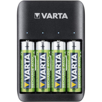 Зарядное устройство Varta Value USB Quattro Charger+4xAA 2100mAh (57652)