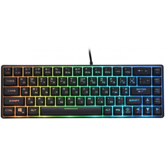 Клавиатура 2E Gaming KG345 RGB 68key USB Transparent