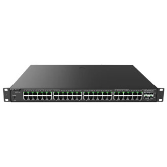 Коммутатор Ruijie Reyee RG-NBS3100-48GT4SFP-P (48xGE PoE+, 4xSFP, max PoE 370W, 19-inch Rack-mountable Stell Case, Ruijie Cloud, L2)