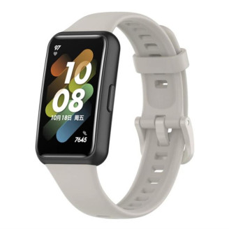 Силиконовый ремешок BeCover для Huawei Band 7/Honor Band 7 Gray (709462)