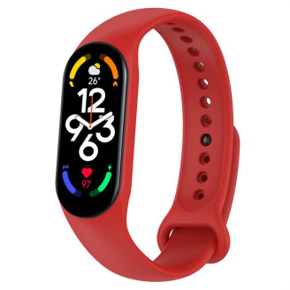 Силиконовый ремешок BeCover для Xiaomi Mi Smart Band 7 Red (707485)