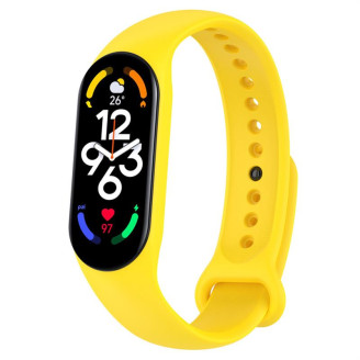 Силиконовый ремешок BeCover для Xiaomi Mi Smart Band 7 Yellow (707487)