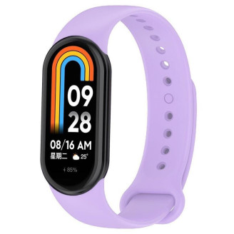 Силиконовый ремешок BeCover для Xiaomi Mi Smart Band 8 Light Purple (709405)