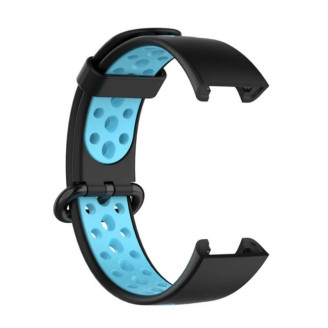 Ремешок BeCover Vents Style для Xiaomi Redmi Smart Band 2 Black-Blue (709421)