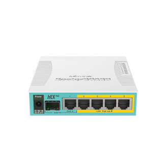 Маршрутизатор MikroTik RouterBoard RB960PGS hEX PoE (800MHz/128Mb, 1xUSB, 5х1000Мбит, Passive PoE)