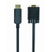 Кабель Cablexpert DisplayPort - VGA (M/M), 1.8 м, черный (CCP-DPM-VGAM-6) пакет