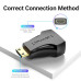 Адаптер Vention HDMI - mini-HDMI (F/M), черный (AISBO)