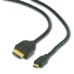 Кабель Gembird HDMI - micro-HDMI V 2.0 (M/M), 3 м, черный (CC-HDMID-10) пакет