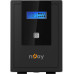 ИБП Njoy Cadu 1500 (UPCMTLS615HCAAZ01B), Lin.int., AVR, 4 x Schuko, USB, LCD, пластик