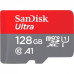 Карта памяти MicroSDXC 128GB UHS-I Class 10 SanDisk Ultra A1 R140MB/s + SD-adapter (SDSQUAB-128G-GN6MA)