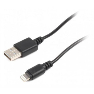Кабель Cablexpert USB - Lightning V 2.0 (M/M), 0.1 м, черный (CC-USB2-AMLM-0.1M)