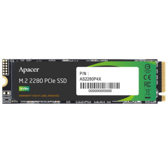 Накопитель SSD  256GB Apacer AS2280P4X M.2 2280 PCIe 3.0 x4 3D TLC (AP256GAS2280P4X-1)