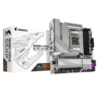 Материнская плата Gigabyte B650M Aorus Elite AX Ice Socket AM5