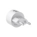 Сетевое зарядное устройство Borofone BA23A Brilliant (2USB, 2.4А) White (BA23AW)