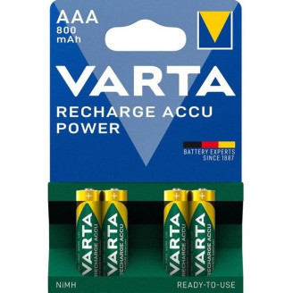Аккумулятор Varta Recharge Accu AAA/HR03 Ni-MH 800 mAh BL 4шт