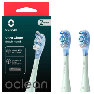 Насадка для зубной электрощетки Oclean UG01 G02 Ultra Gum Care Brush Green (2 шт) (6970810553536)