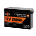 Аккумуляторная батарея LogicPower 12V 230 AH (2944Wh) Smart BT для ИБП (BMS 150A/75А) LiFePO4