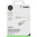 Кабель Belkin Mixit Metallic USB-Lightning, 1.2 м White (F8J144-04-WHTTM)