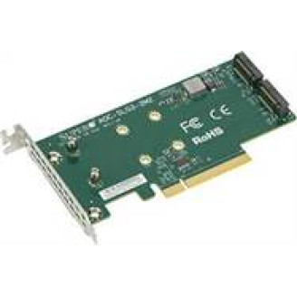 Контроллер RAID SSD Supermicro NVME AOC CARD AOC-SLG3-2M2-O