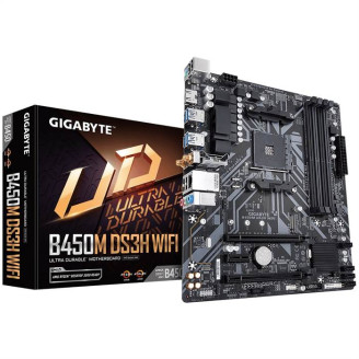 Материнская плата Gigabyte B450M DS3H WiFi Socket AM4