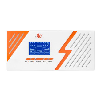 ИБП LogicPower LPM-PSW-1500VA (1050 Вт) White, Lin.int., AVR, 2 x евро, металл, с правильной синусоидой 12V