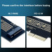 Плата-адаптер Fenvi SSD-X4 с радиатором, PCI-E X4, для 1 x SSD M.2 (ключ M, NVMe), поддержка форматов: 2230/2242/2260/2280/ (PCI-Ex4- M.2 M- key), heat sink