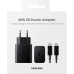 Сетевое зарядное устройство Samsung EP-T4511XBEGEU Black, 25W + кабель USB Type-C