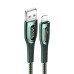 Кабель Usams US-SJ469 USB - Lightning, 1.2 м, Dark Green (SJ469USB02)