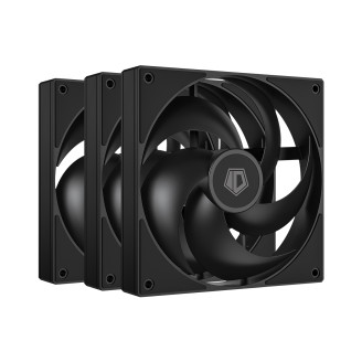 Вентилятор ID-Cooling AS-120-K Trio, 120x120x25мм, 4-pin PWM, Black