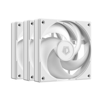 Вентилятор ID-Cooling AS-120-W Trio, 120x120x25мм, 4-pin PWM, White