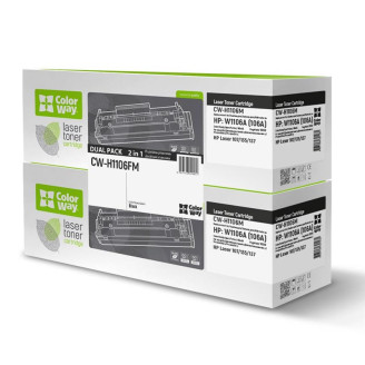 Картридж CW (CW-H1106FM) HP M107/135/137 Black (HP W1106A) Dual Pack