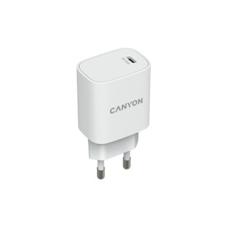 Сетевое зарядное устройство Canyon H-20-02 (1USB, 3A) PD White (CNE-CHA20W02)