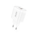 Сетевое зарядное устройство Foneng EU52-CH PD 30W (1xUSB, 1xType-C) White