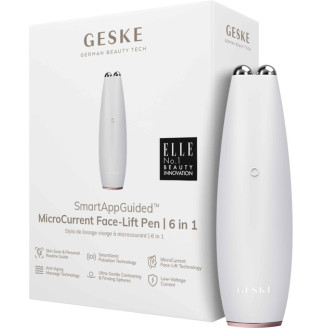 Микротоковая ручка для подтяжки лица Geske MicroCurrent Face-Lift Pen 6 в 1 Starlight (GK000013SL01)