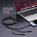 Кабель ColorWay Lightning + micro USB + USB Type-C (M/M), 3.0 А, 1.2 м, Black (CW-CBPDU3060-BK)