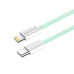 Кабель ColorWay Lightning + USB Type-C (M/M), 3.0 А, 1 м, Green (CW-CBPDCL061-G)