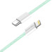 Кабель ColorWay Lightning + USB Type-C (M/M), 3.0 А, 1 м, Green (CW-CBPDCL061-G)