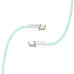 Кабель ColorWay Lightning + USB Type-C (M/M), 3.0 А, 1 м, Green (CW-CBPDCL061-G)