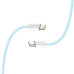 Кабель ColorWay Lightning + USB Type-C (M/M), 3.0 А, 1 м, Blue (CW-CBPDCL061-BL)