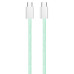 Кабель ColorWay USB Type-C + USB Type-C (M/M), 3.0 А, 1 м, Green (CW-CBPDCC061-G)